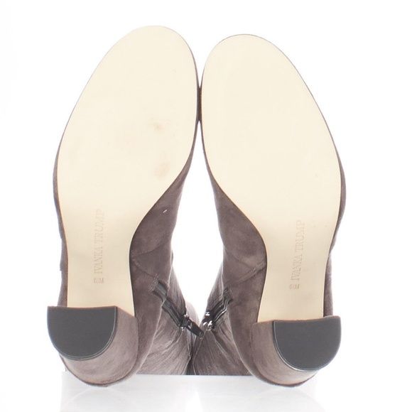 Ivanka Trump Rylee Dark Gray Zip Over Knee Boots - Picture 4 of 4